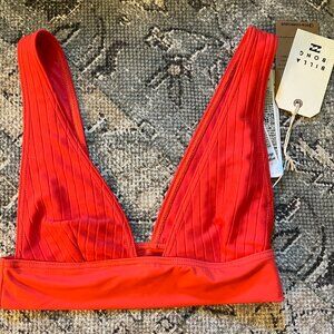 Billabong "Lined Up Remi Plunge" Bikini Top